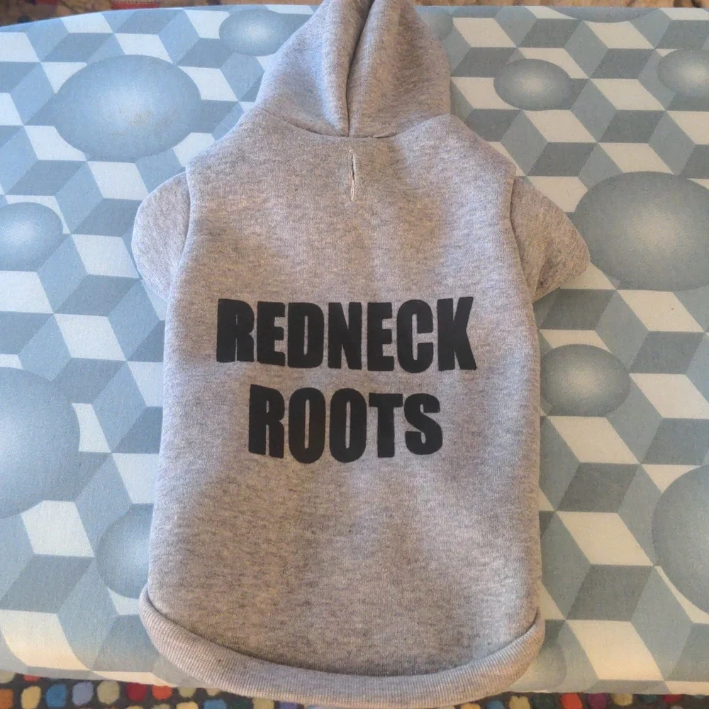 REDNECK ROOTS Dog Hoodie Coat - S